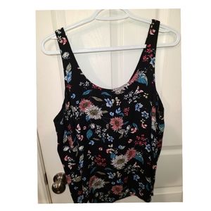 Gorgeous floral reversible women's tank top